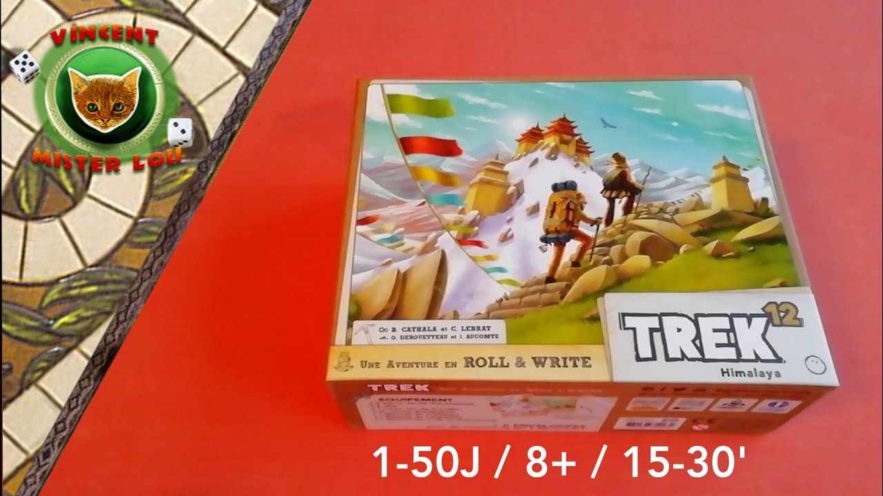 Une partie de Trek 12 (2 joueurs)