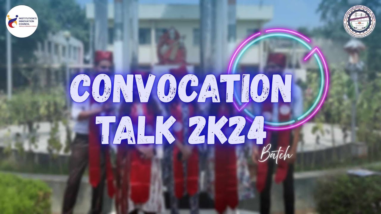 MMMUT CONVOCATION TALK 2K24