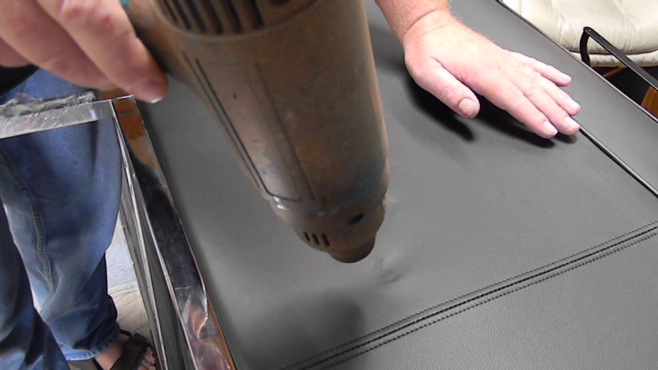 Dent in Leather