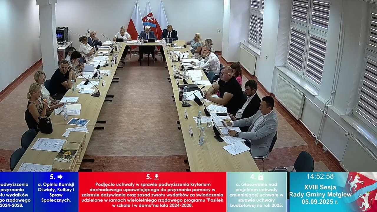 XVIII Nadzwyczajna Sesja Rady Gminy Mełgiew 05 09 2025 cz  2