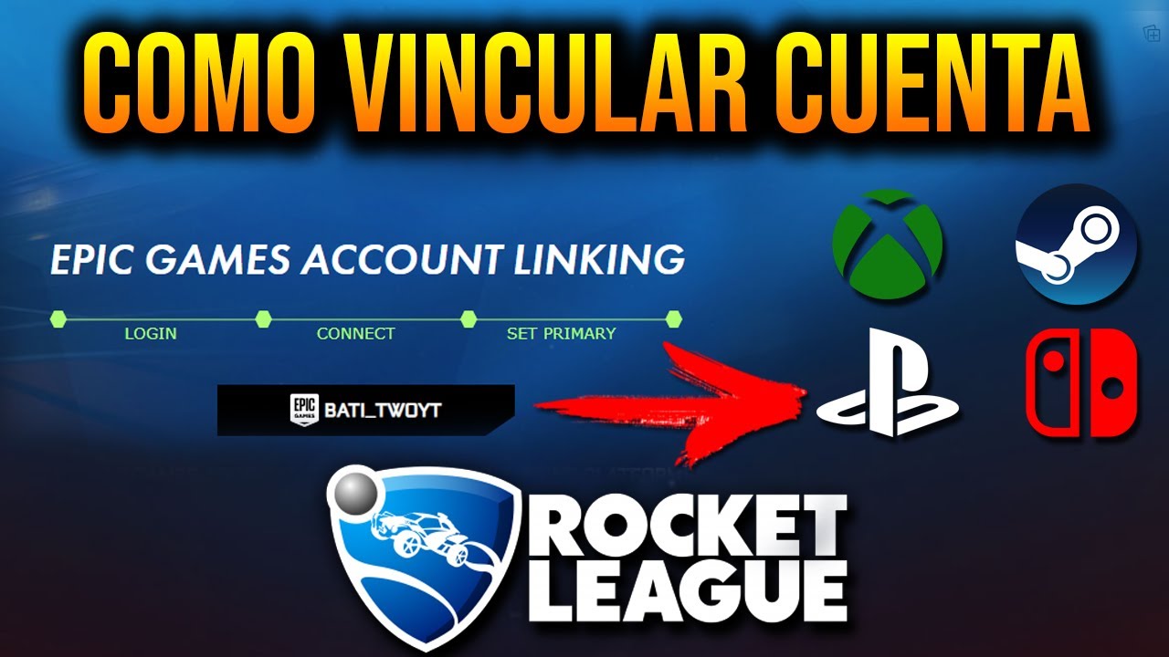COMO VINCULAR CUENTA DE *ROCKET LEAGUE* CON CUALQUIER PLATAFORMA