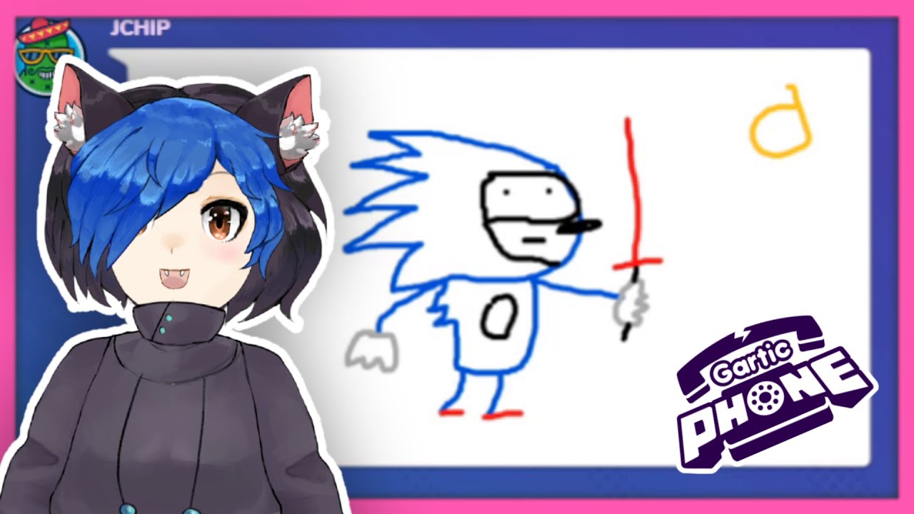 Blursed Art In Gartic Phone! | JChip【VTuber】