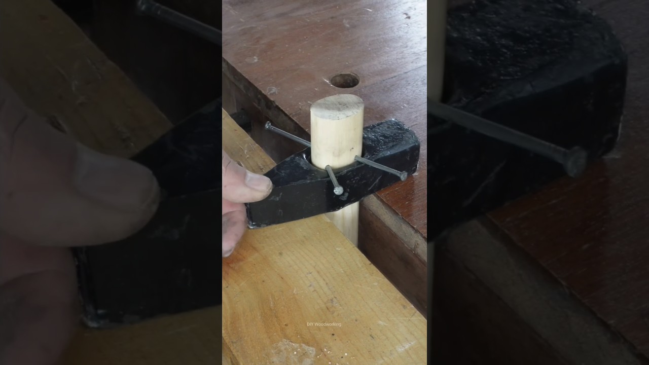 Breakthrough Hammer Handle Fitting Idea: Something You've Never Seen Before - DIY #shots #diy #tools