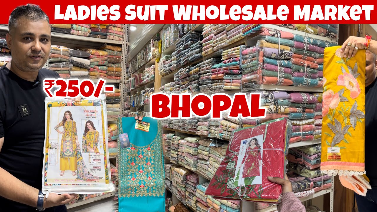 New Ladies Suit Collection Fancy & Boutique Designs ladies Suit wholesale market Bhopal Bairagarh
