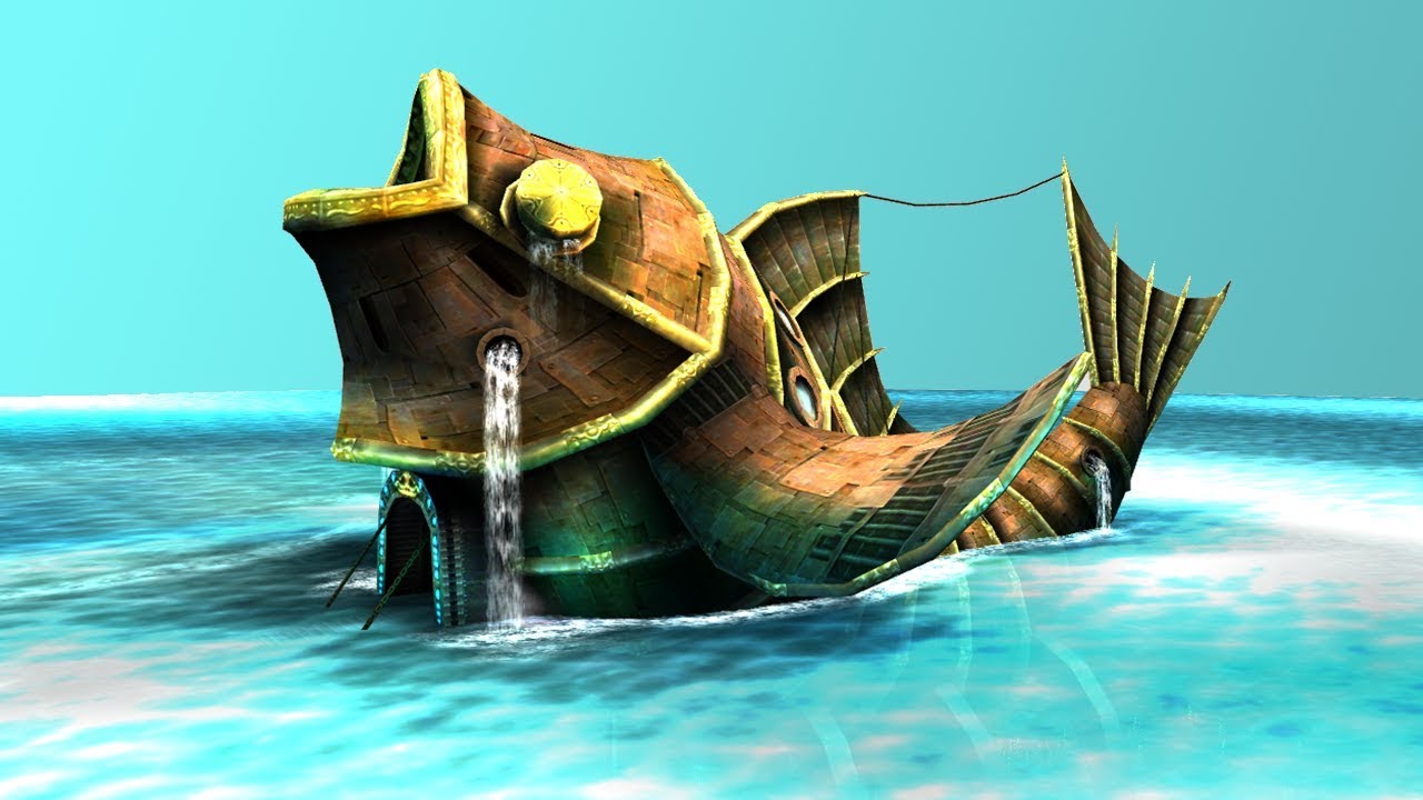 Great Bay Temple (Outside) - An Undiscovered Majora's Mask Map/Model