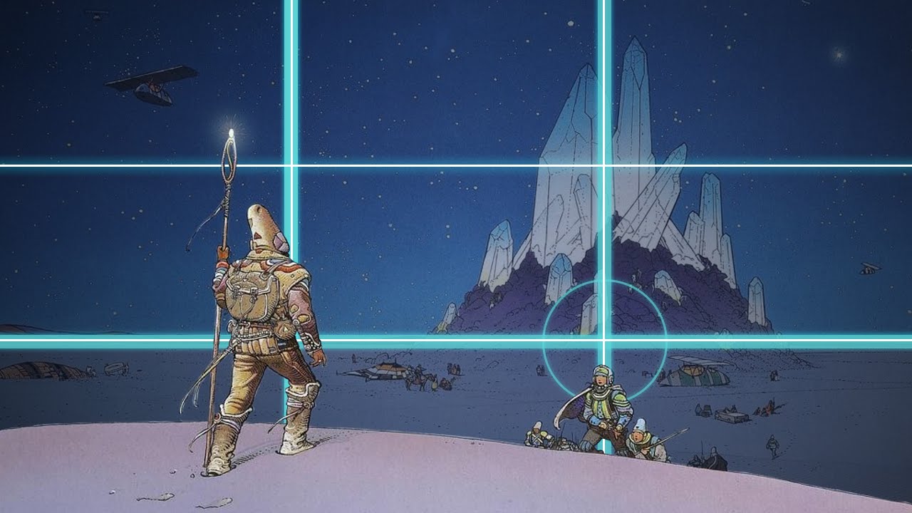 Composição com Moebius - Regra dos Terços - TUTORIAL