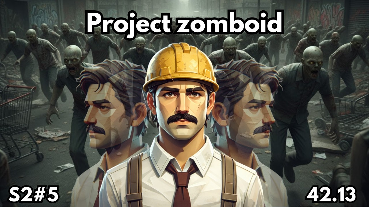 Project Zomboid Największa ilość zombie! - NIE poradnik budowania!!!