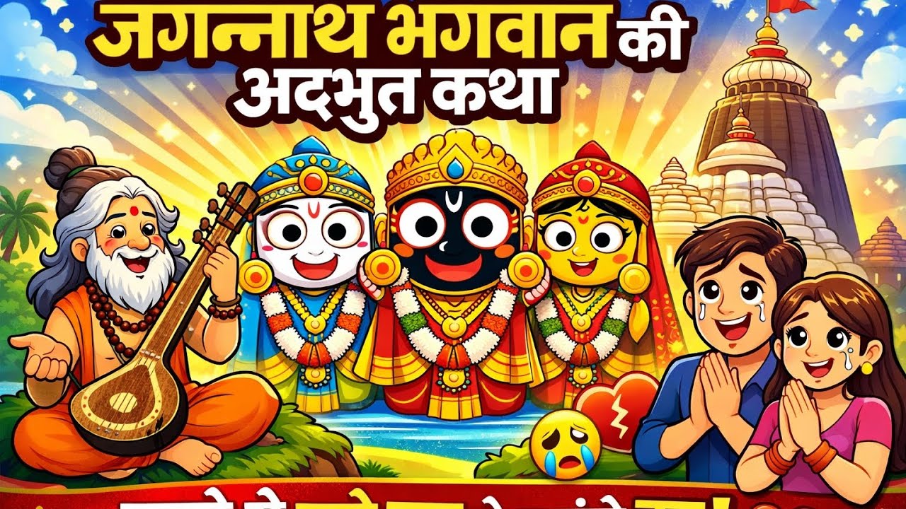 जगन्नाथ भगवान की यह अद्भुत कथा सुनने से सारे दुख हो जाएंगे दूर