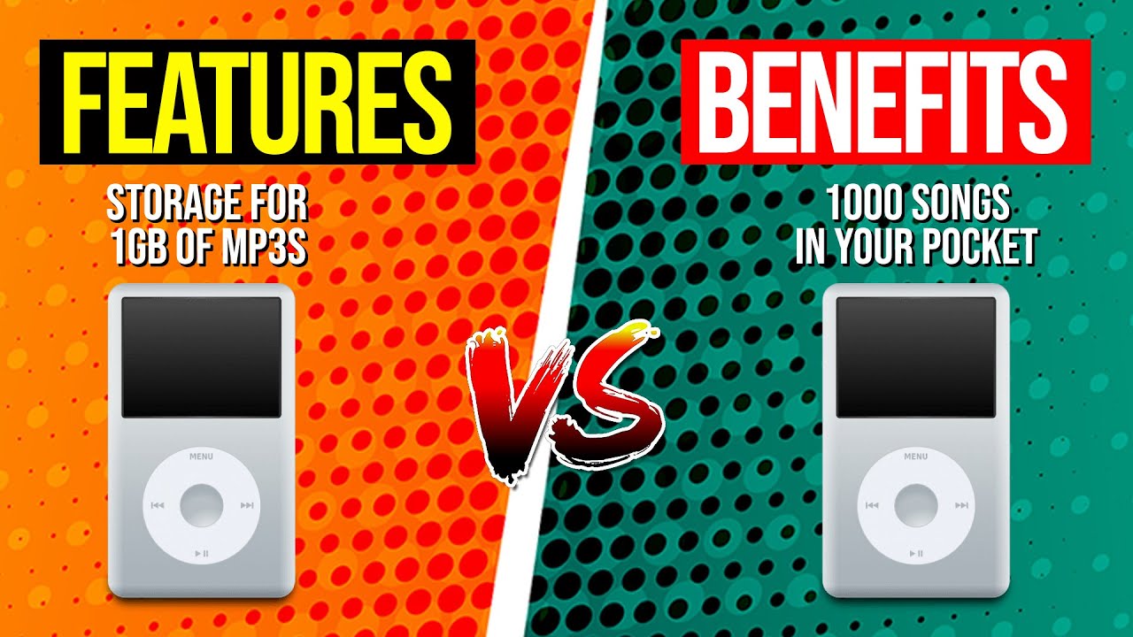 Features vs. BENEFITS in Your Copywriting [What's the Difference and WHY it Matters!]