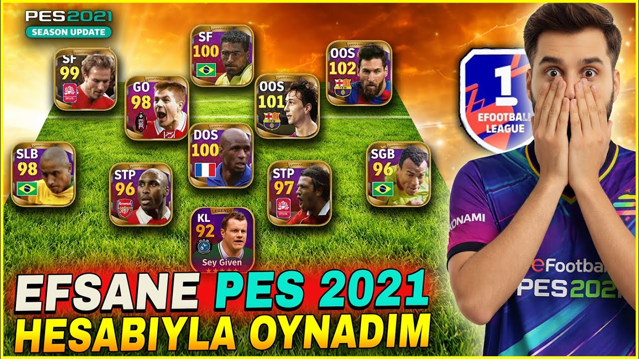 PES 2021 EFSANELERİYLE MAÇ YAPTIM 🔥 eFOOTBALL