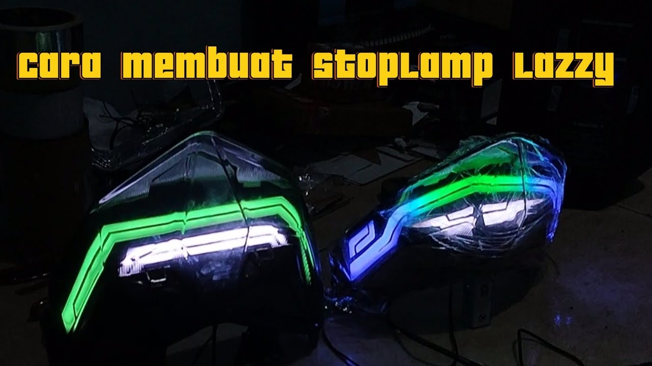 CARA MEMBUAT STOPLAMP LAZY VARIO NEW||Dijamin Langsung Bisa dan Paham