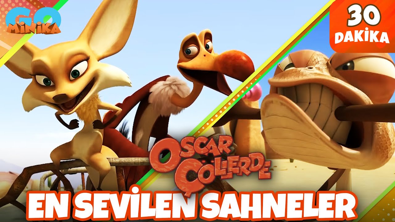 Oscar Çöllerde 🦎 | En Sevilen Sahneler 🤩| Minika