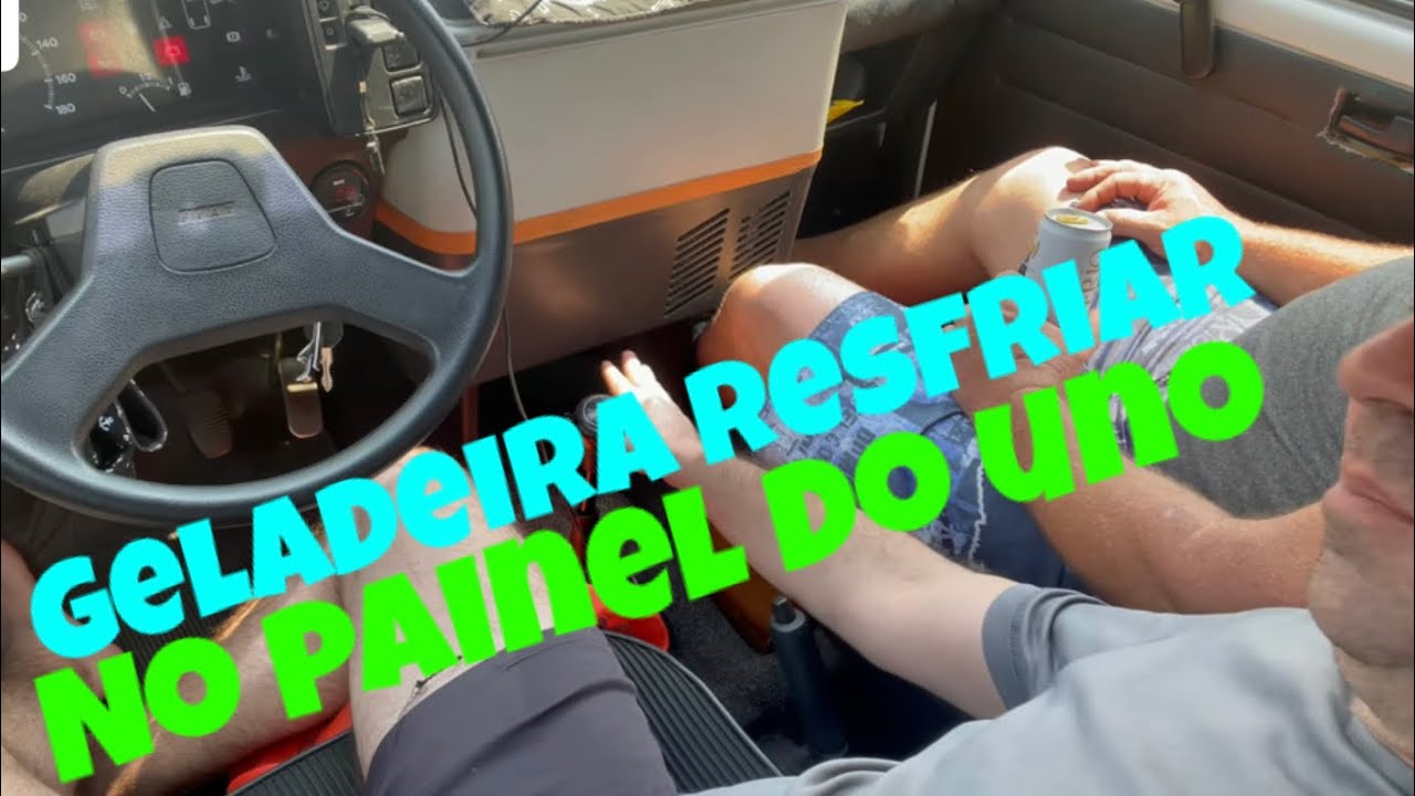 GELADEIRA NO PAINEL DO UNO com COZINHA LATERAL E CAMA DE CAMINHÃO  da FAMILIA CAPELI