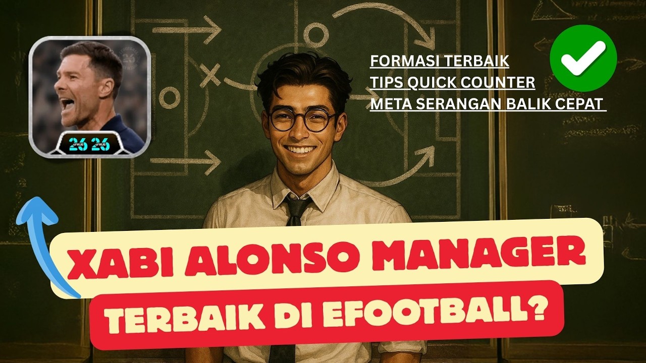XABI ALONSO MANAGER TERBAIK DI EFOOTBALL 2026! #efootball #drpesmobile #efootball2026 #xabialonso