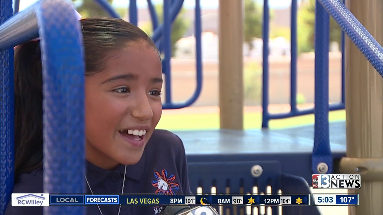 Las Vegas charter school keeps students cool during extreme heat warning