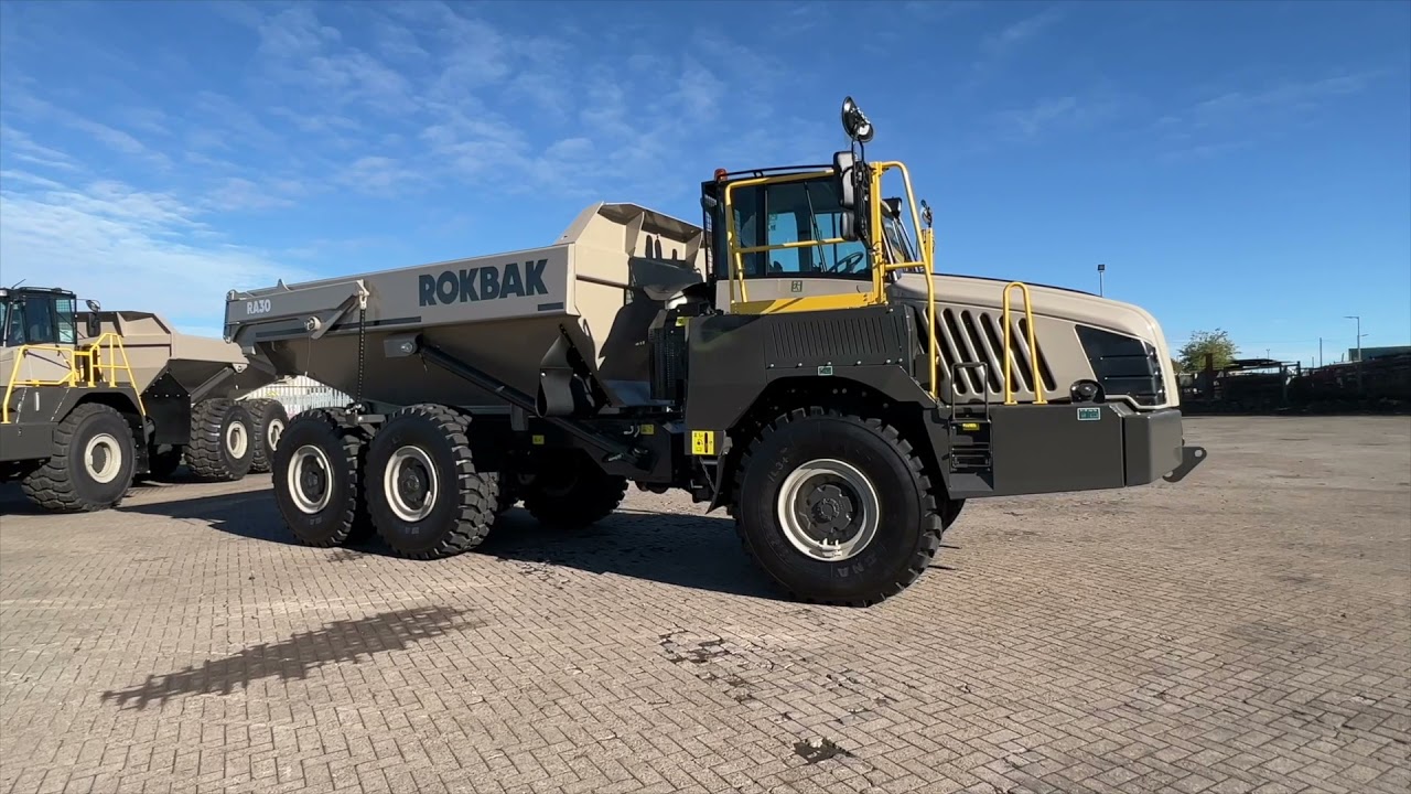 New Rokbak RA30 ADT machine walkaround with product expert Kenny Price