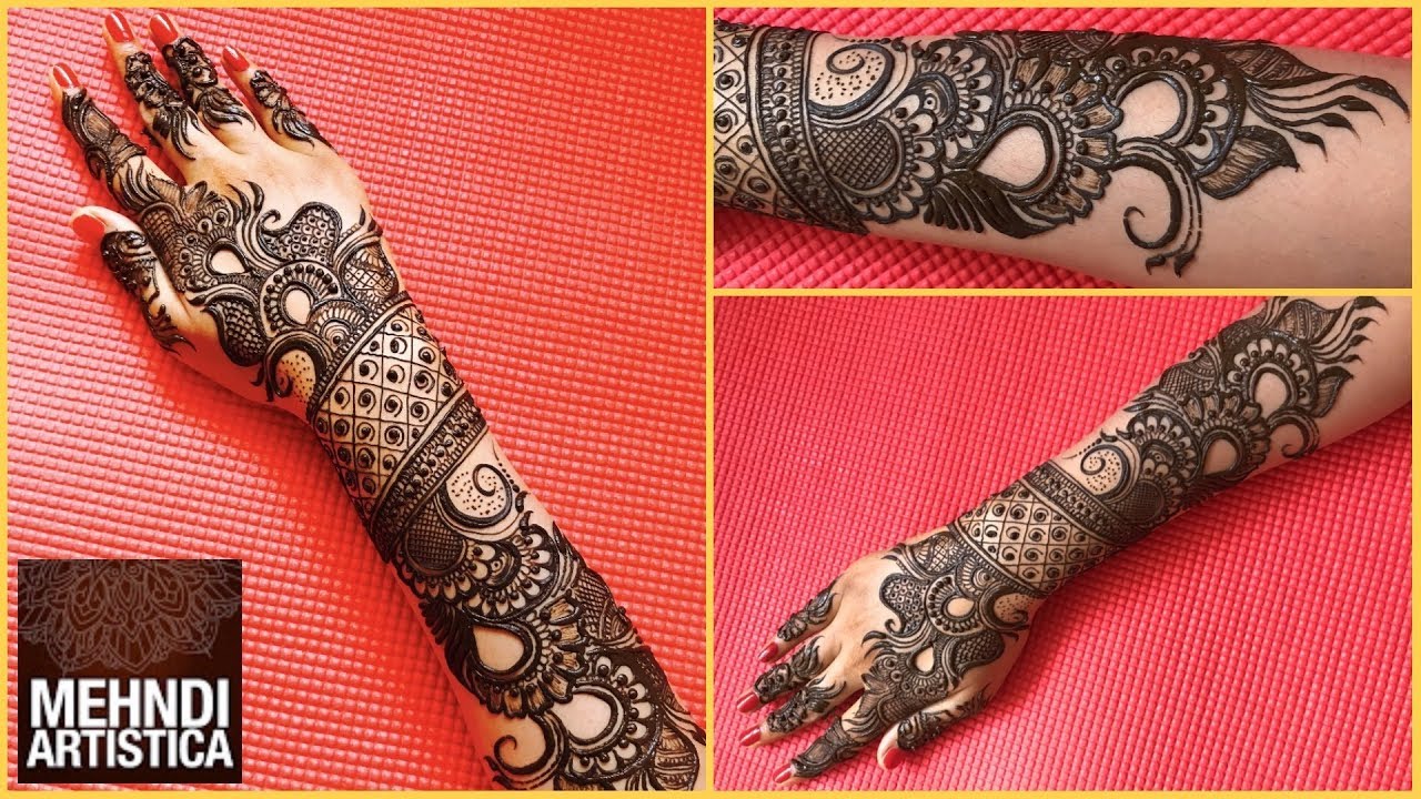 New Designer Mehndi Design For Bride | Haathphool Mehendi Designs For Hands (Full Design Part 2)