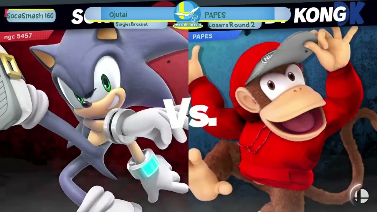 SocaSmash 160 Ultimate Singles: Ojutai (Cloud, Sonic) vs PAPES (Diddy Kong) Losers Round 2