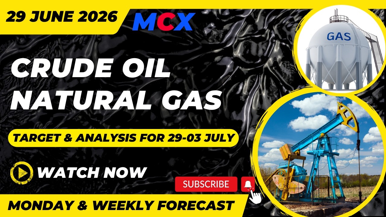 MCX Crude Oil Weekly Prediction | Natural Gas Next Move | Latest Technical Analysis