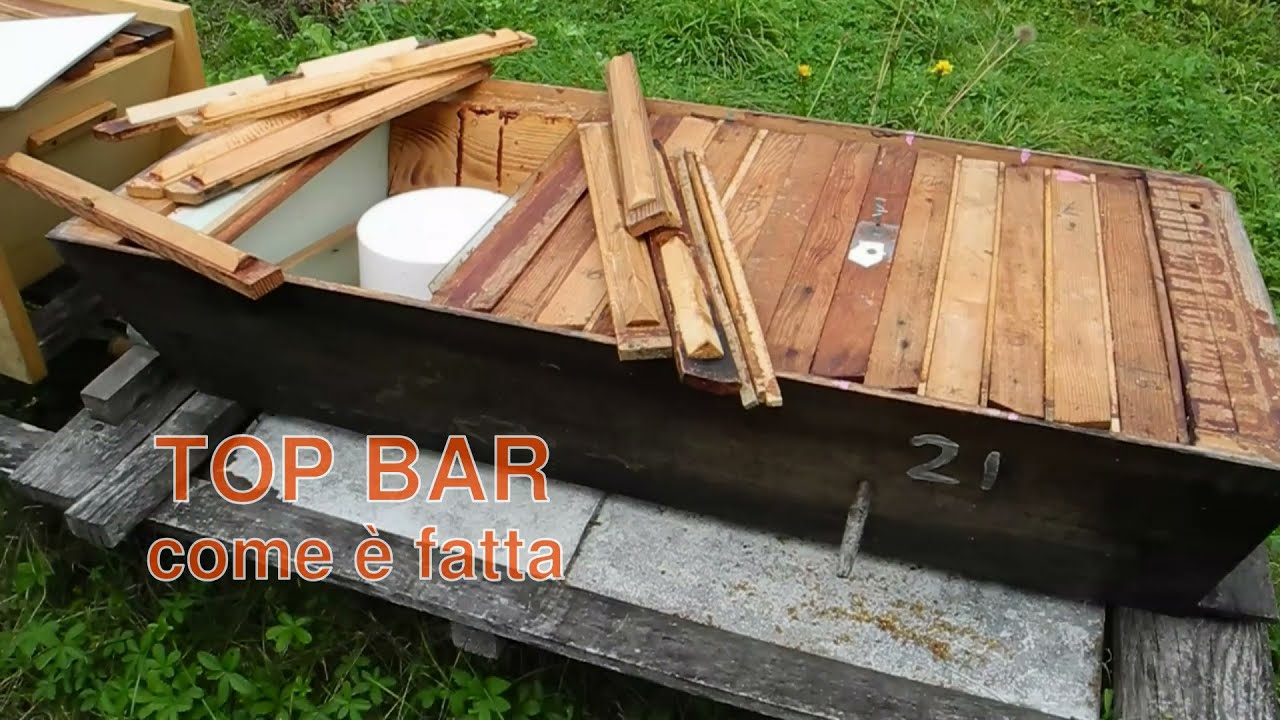 Storie da un apicoltore principiante - Top Bar come è fatta