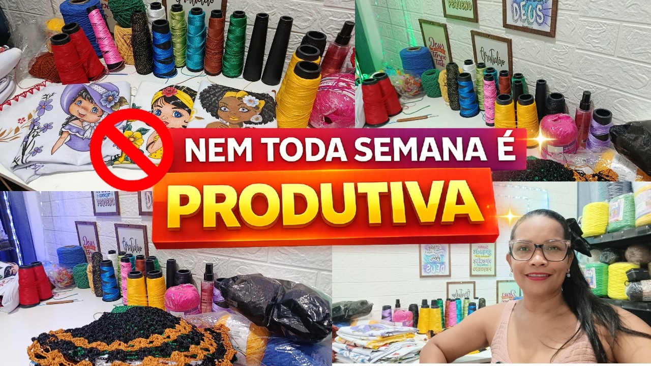 Vestígios de Uma Semana Nada Produtiva.🙄🧶
