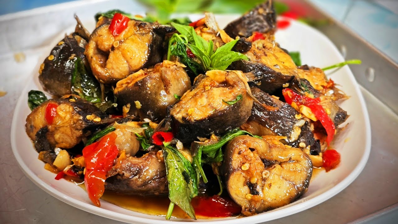ត្រីអណ្ដែងឆាជីនាងវង ឆ្ងាញ់ណាស់ម្ហូបនេះ! Delicious food channel @ម្ហូបឆ្ងាញ់