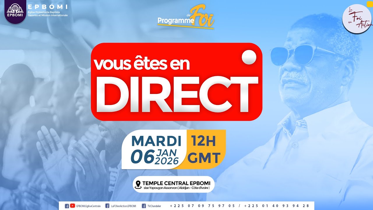 La Foi en Action du Mardi 06 Janvier 2026