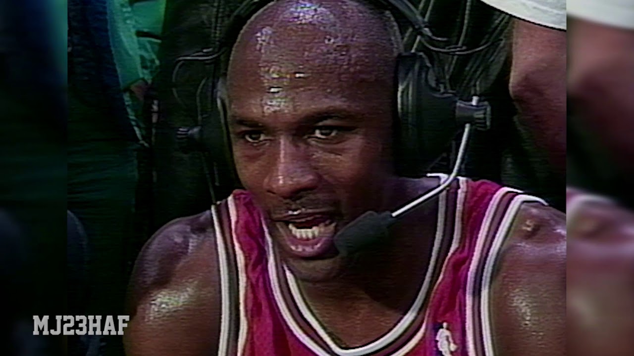Michael Jordan Post-Game Interview with Dick and Chuck Daly (1995.11.22)