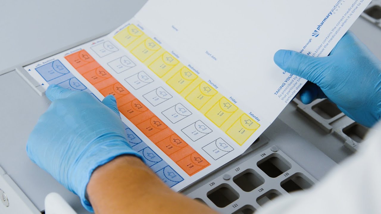 Qube™ Pro Multi-Dose Blister Packs – Sealing and Accessing Medications Instructions