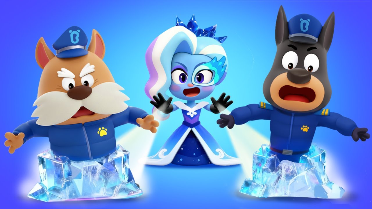 The Moving Snow Castle | 🌊 WaterCity Mystery | Sheriff Labrador | Kids Cartoon | BabyBus