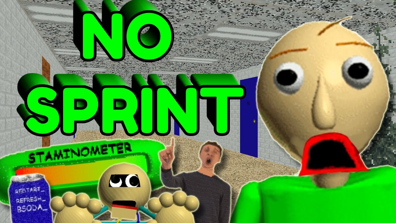Можно ли пройти Baldi's Basics БЕЗ БЕГА?
