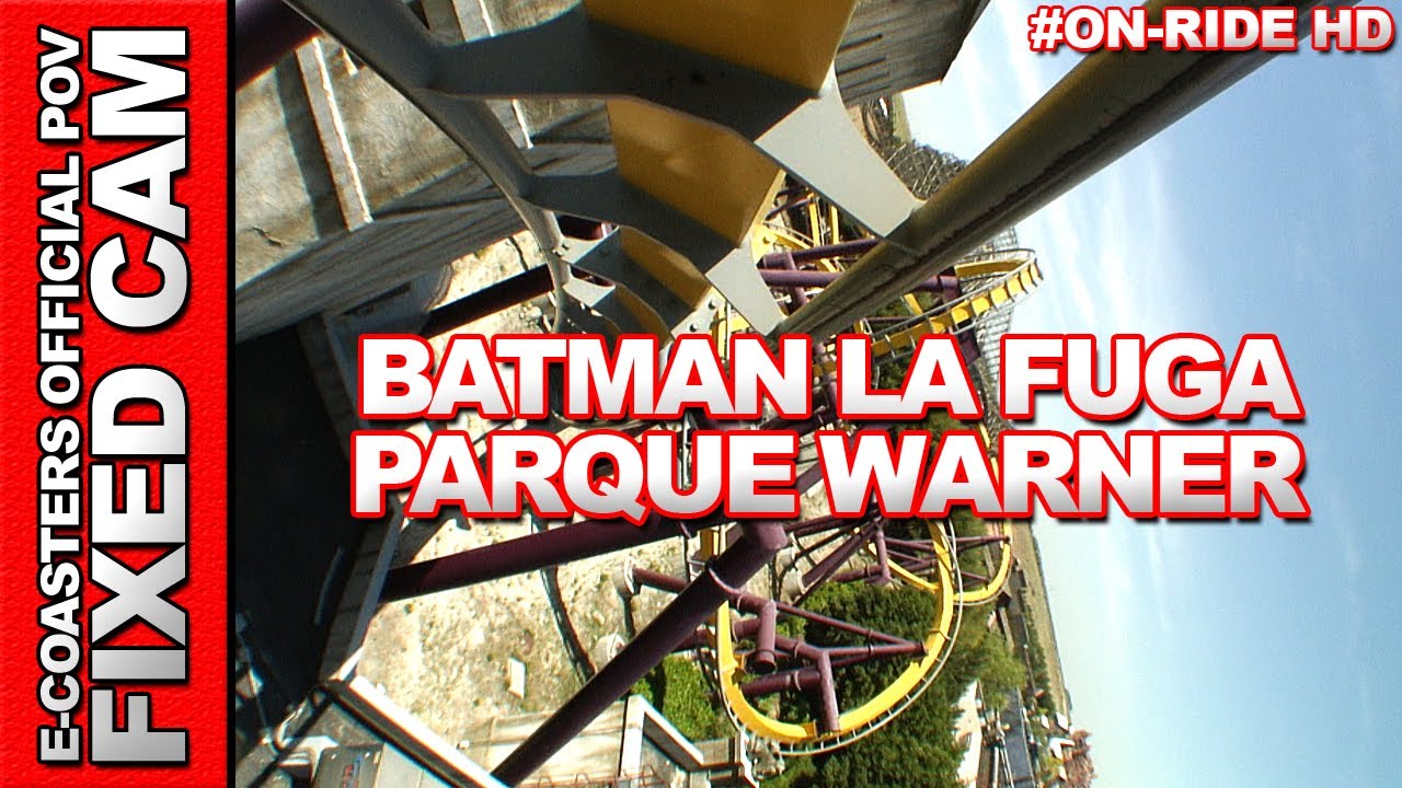 Batman la Fuga - Parque Warner Madrid | On-Ride (ECam HD)