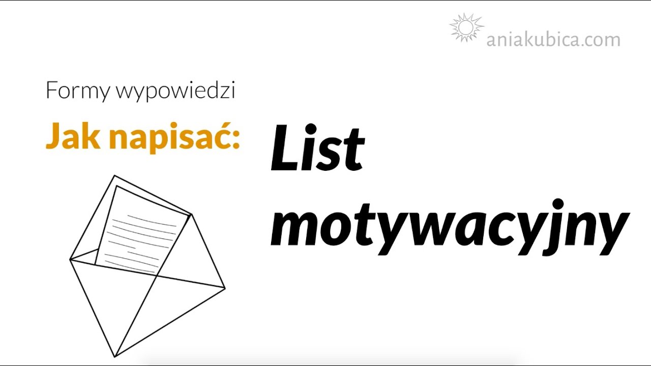 List motywacyjny