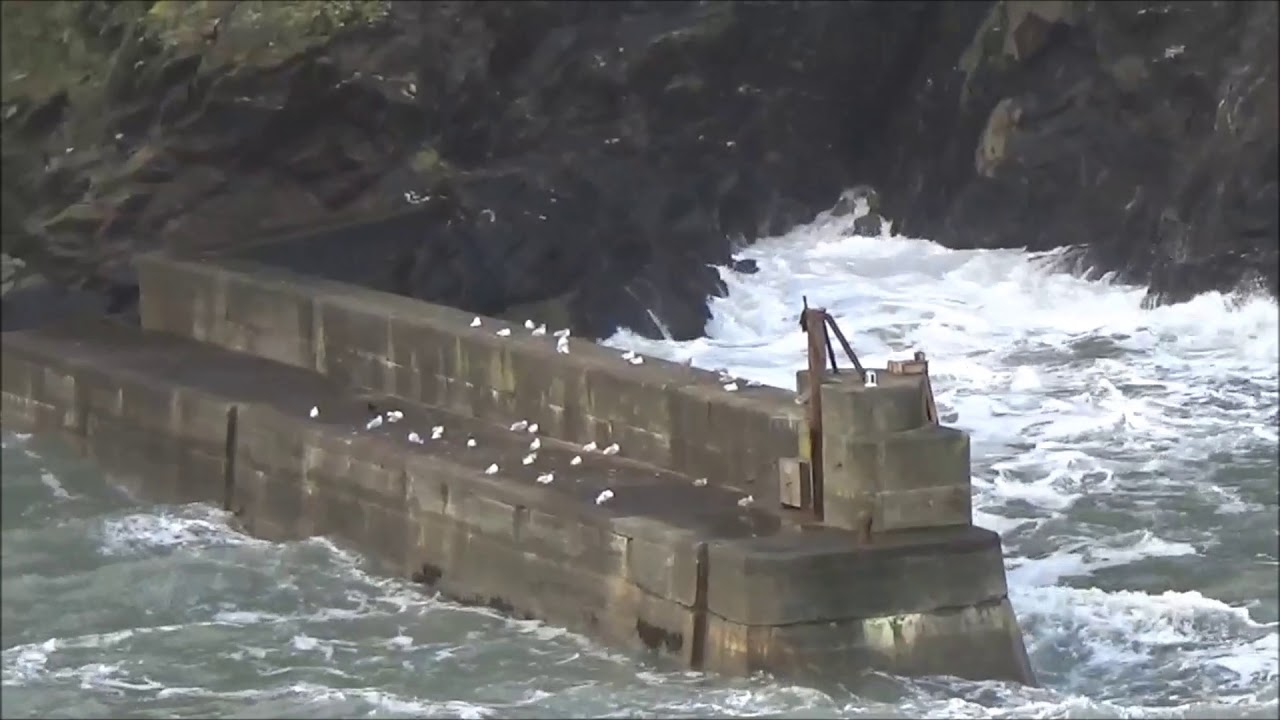 Port Isaac Ravaged by storm