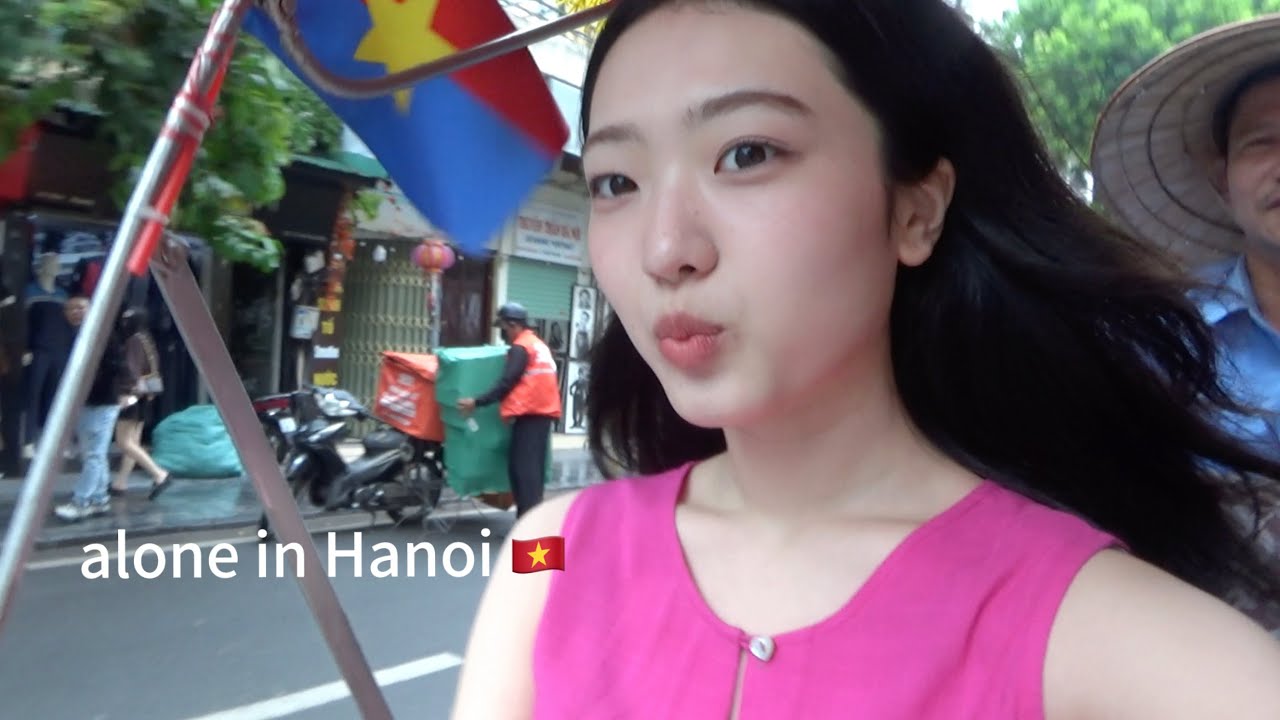 ベトナムひとり旅vlog🇻🇳ハノイで屋台めしを食べる【後編】