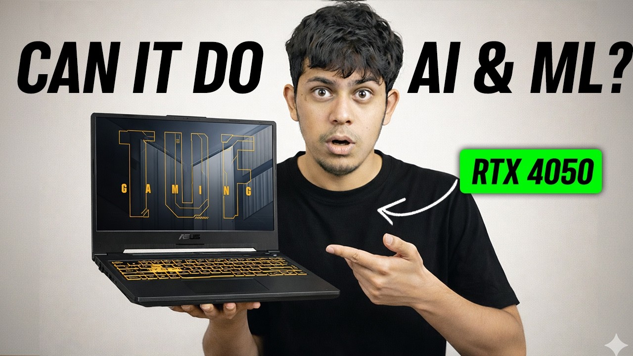 Не покупайте ноутбук с RTX 4050 для ИИ/машинного обучения — купите лучше этот!