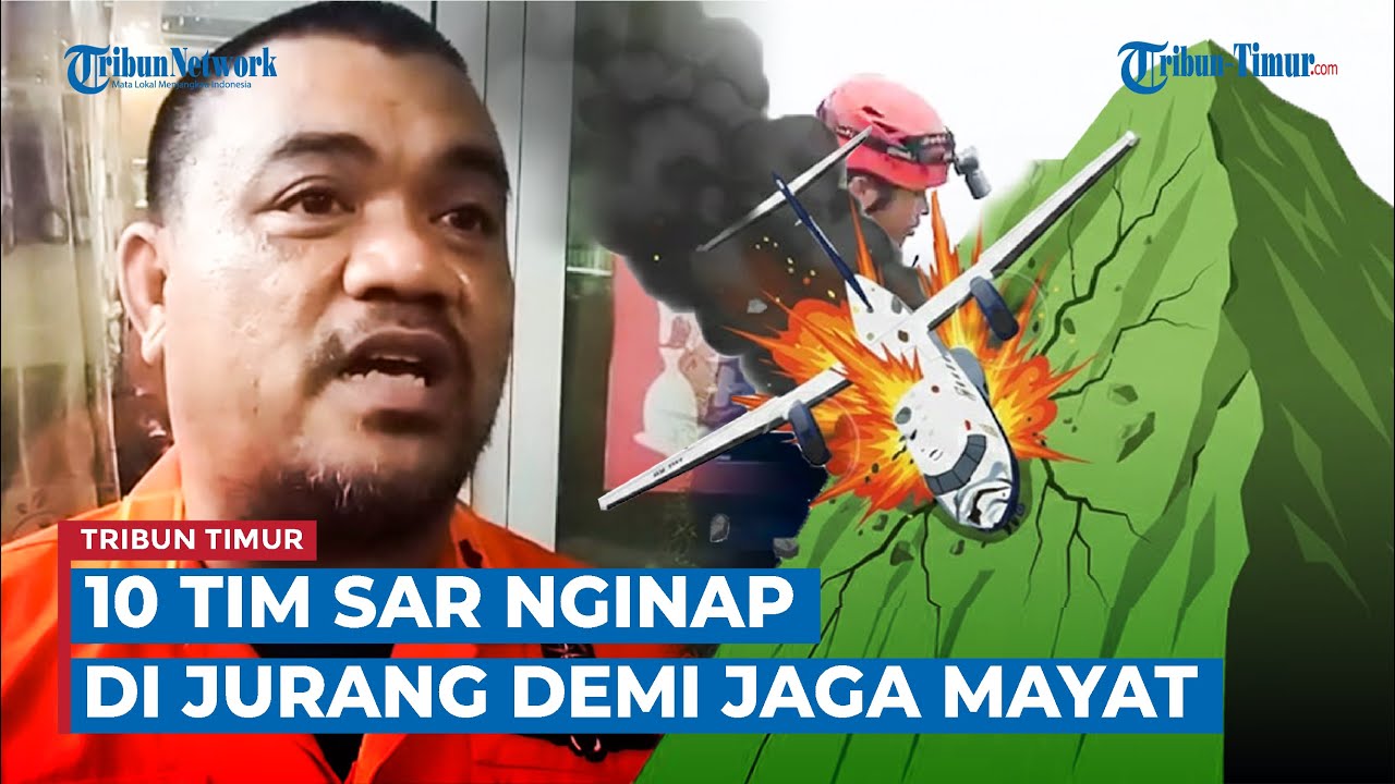 10 Petugas SAR Nginap di Jurang Sedalam 200 Meter Jaga Mayat Korban Pesawat ATR 42-500