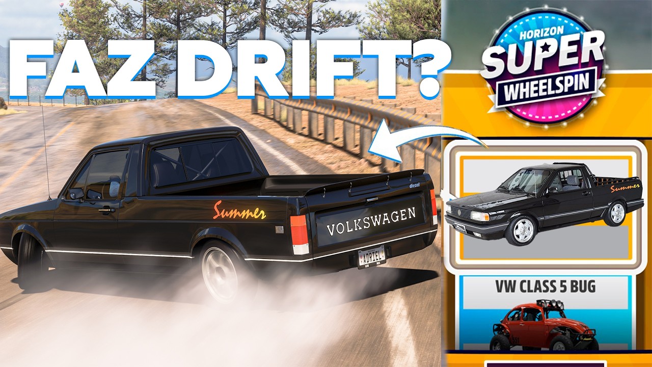 VERSÃO HARDCORE DO DRIFT COM CARROS DA ROLETA NO FORZA HORIZON 5