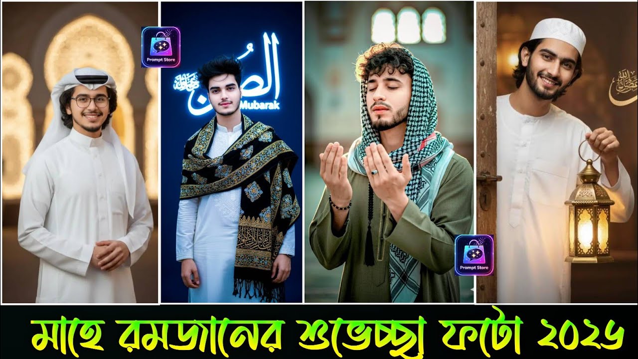 Ramadan Mubarak Photo Editing 2026 | Ramadan Ai Photo Prompt | রমজানের শুভেচ্ছা ফটো এডিটিং ২০২৬