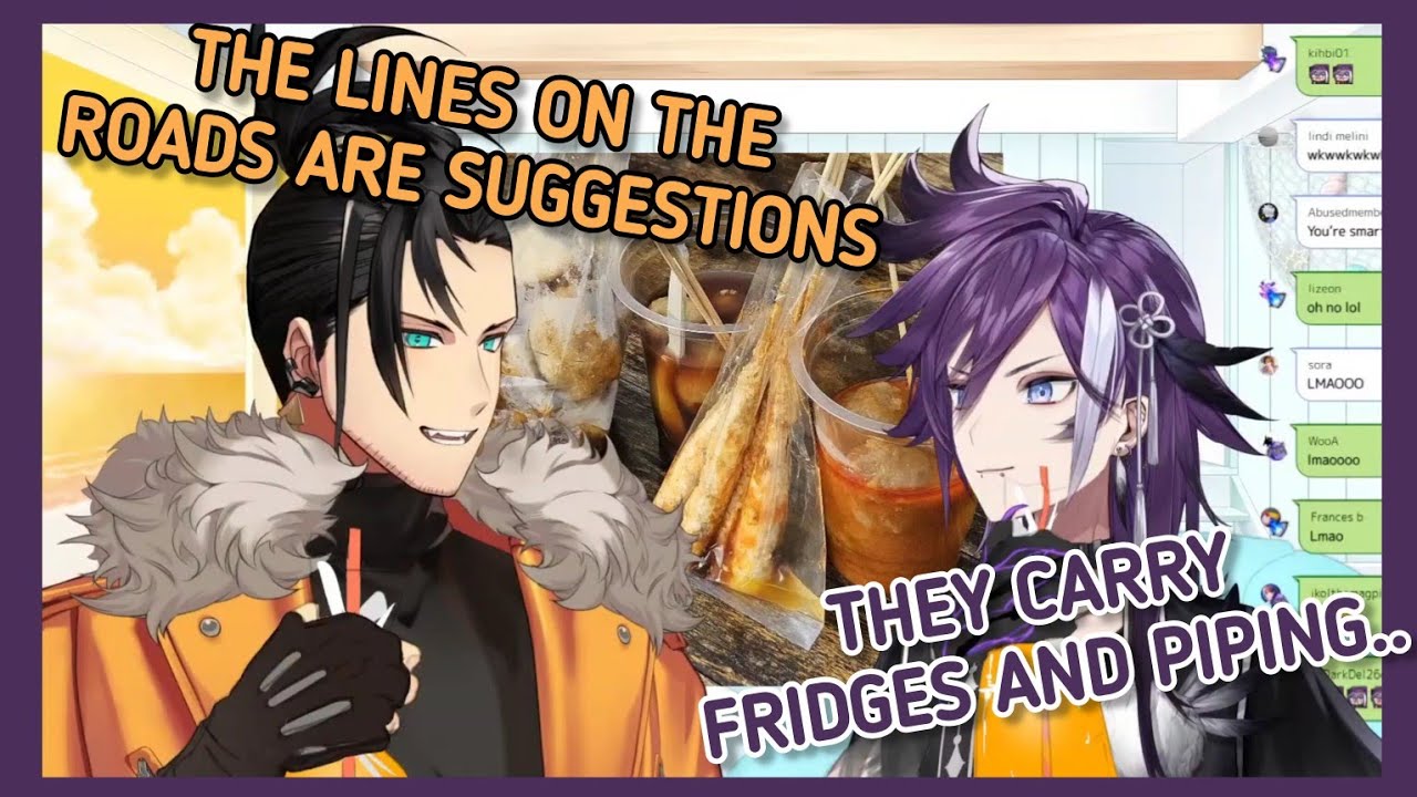 Shinri and Hakka are Baffled By The Motorists In Indonesia