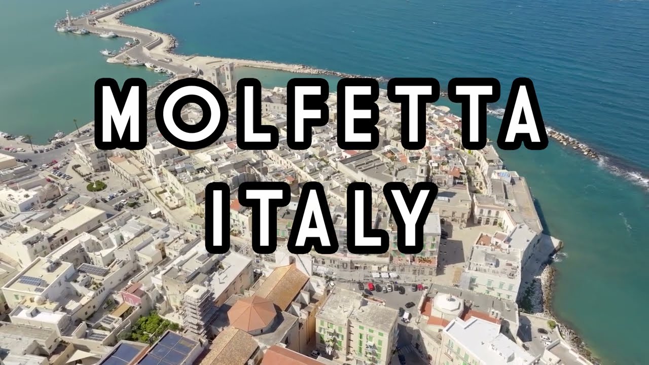 Molfetta by drone 🚤 Whispers of the Adriatic | Aerial stock footage