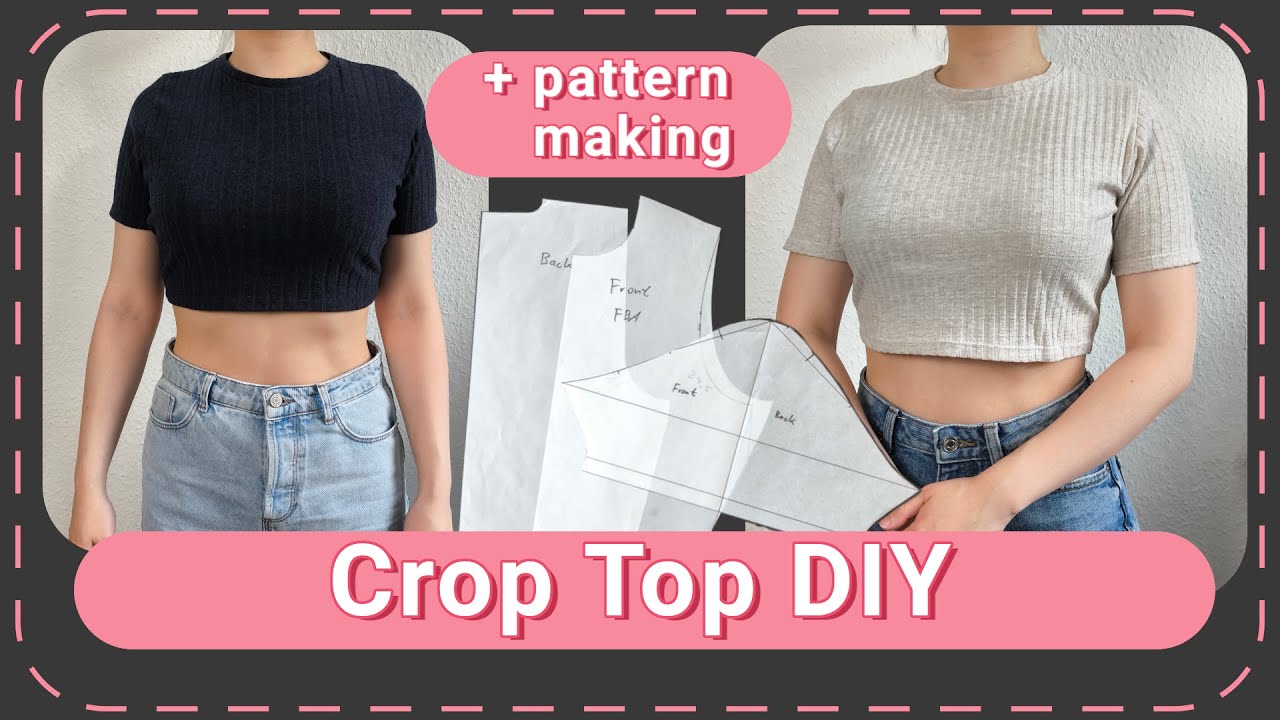 DIY Crop Top | Pattern Drafting and Sewing