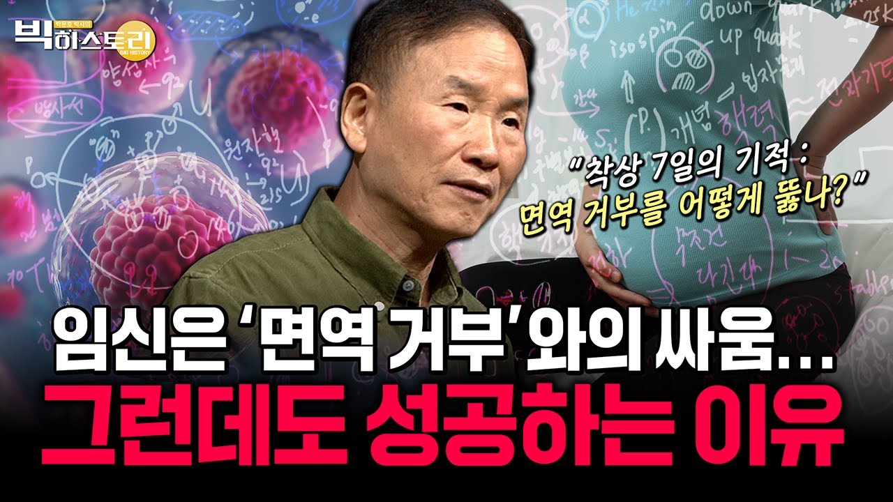 임신은 ‘면역 거부’와의 싸움… 그런데도 성공하는 이유? 착상7일의 기적 | 박문호박사의 빅히스토리 #박문호 #빅히스토리 #2025.12.12방송 #진화 #54회