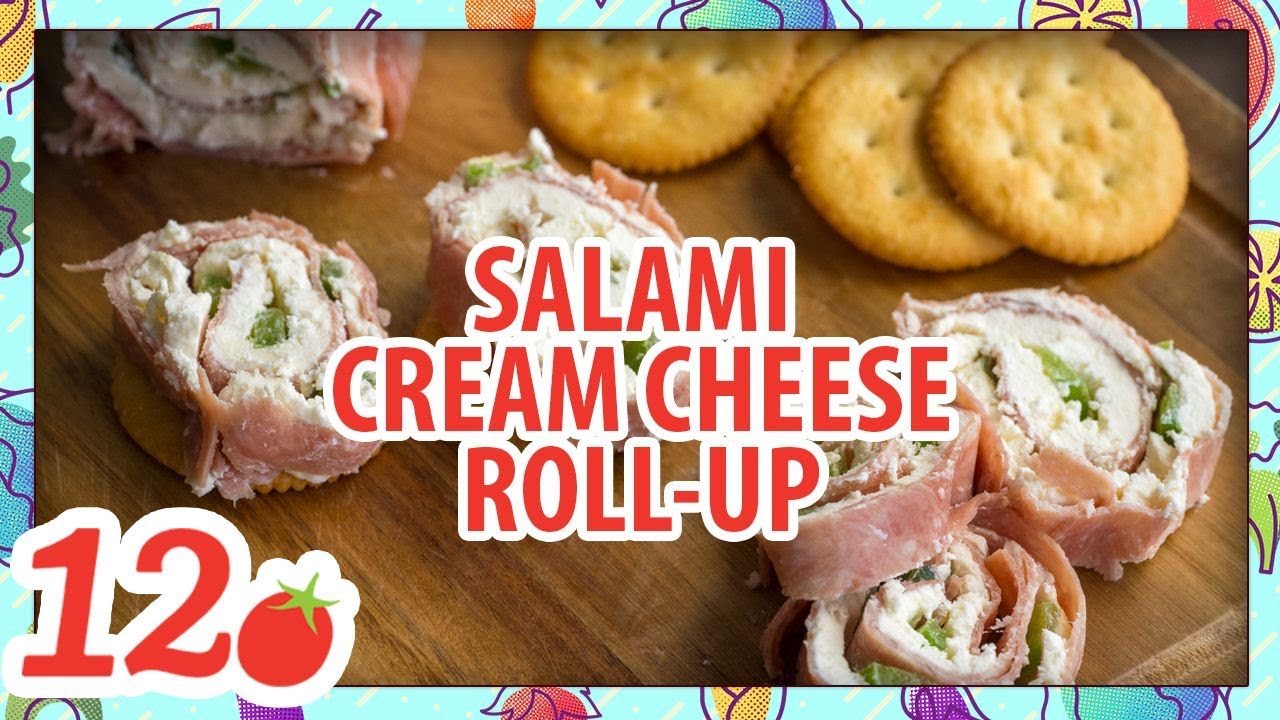 How To Make: Salami Cream Cheese Roll-Ups
