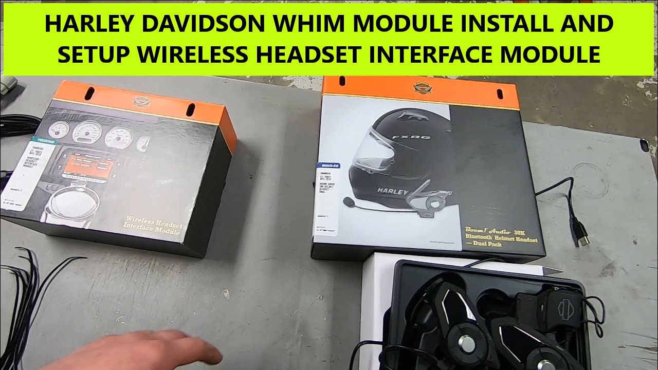 HARLEY DAVIDSON WHIM MODULE INSTALL AND SETUP WIRELESS HEADSET INTERFACE MODULE