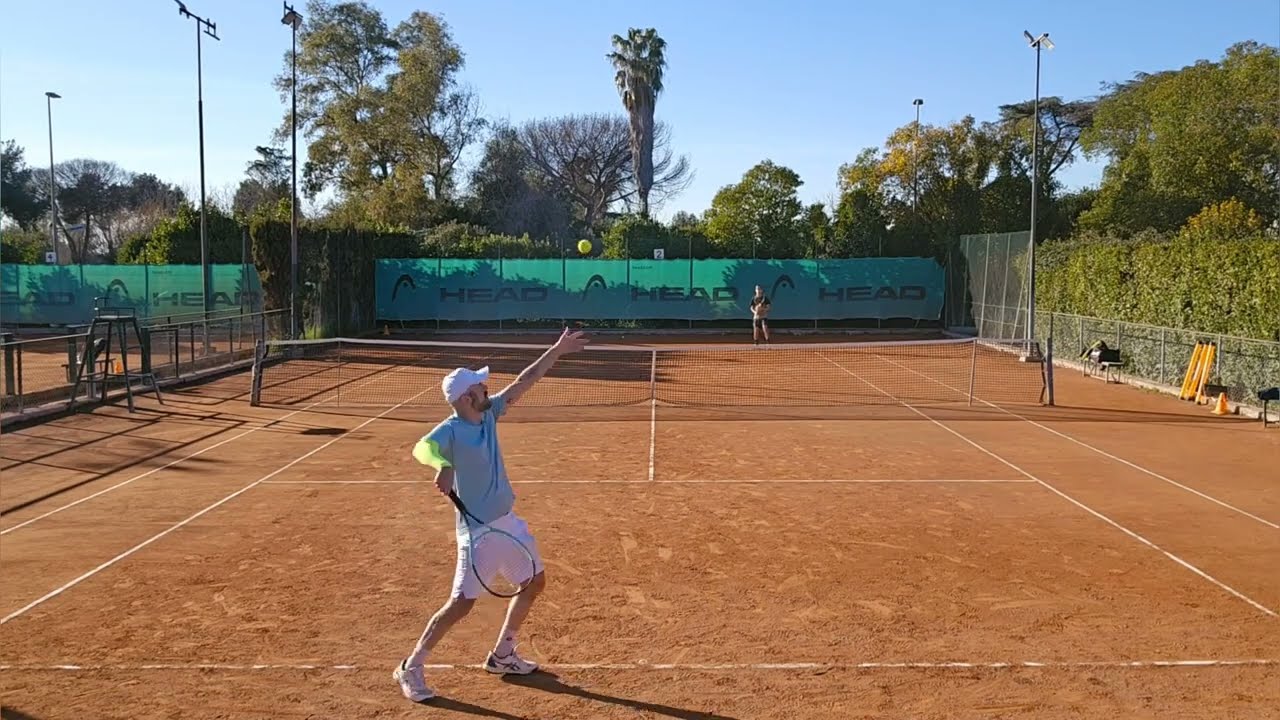 Tennis 4a categoria: Francesco (FITP 4.1) Vs Dario (FITP 4.1 - best Rank 3.5)