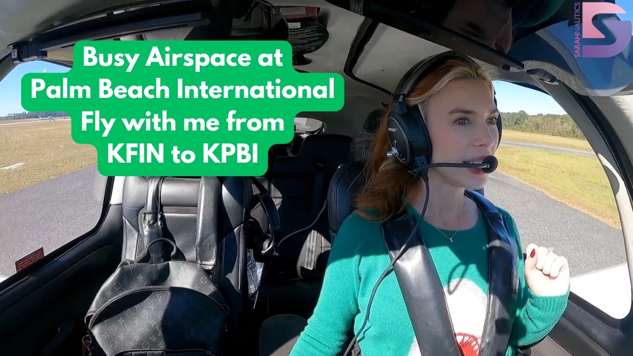 Busy Airspace at Palm Beach International | Fly with me from KFIN to KPBI