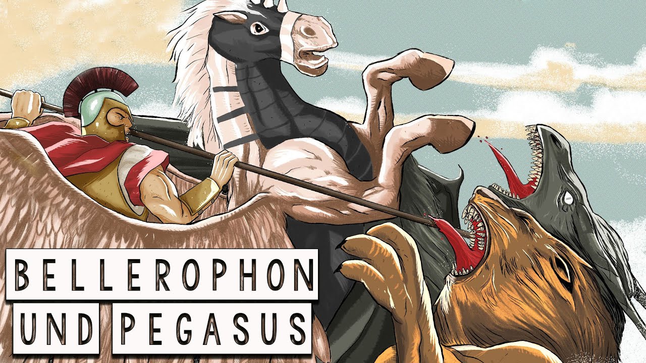 Der Mann, der davon träumte, Gott zu sein (Bellerophon und Pegasus) Griechische Mythologie
