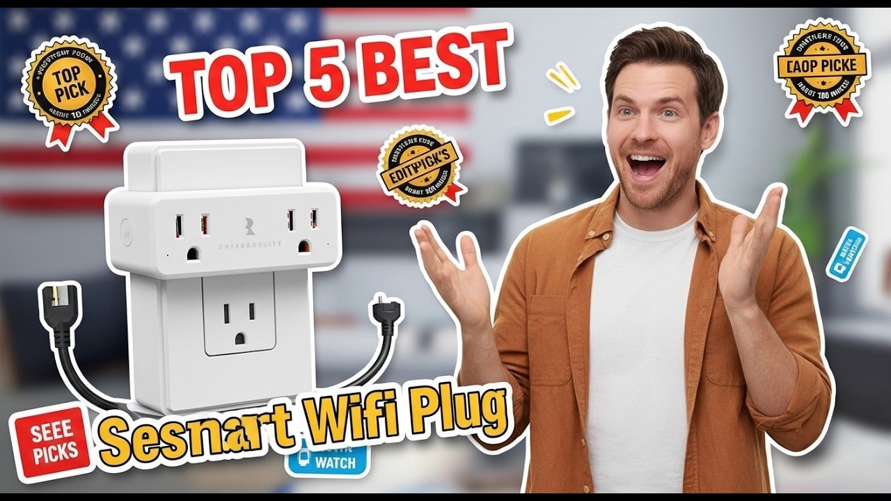✅ Топ-5: Лучшие умные розетки для Alexa [совместимые с Google Home] { Обзоры } #обзорытехники
