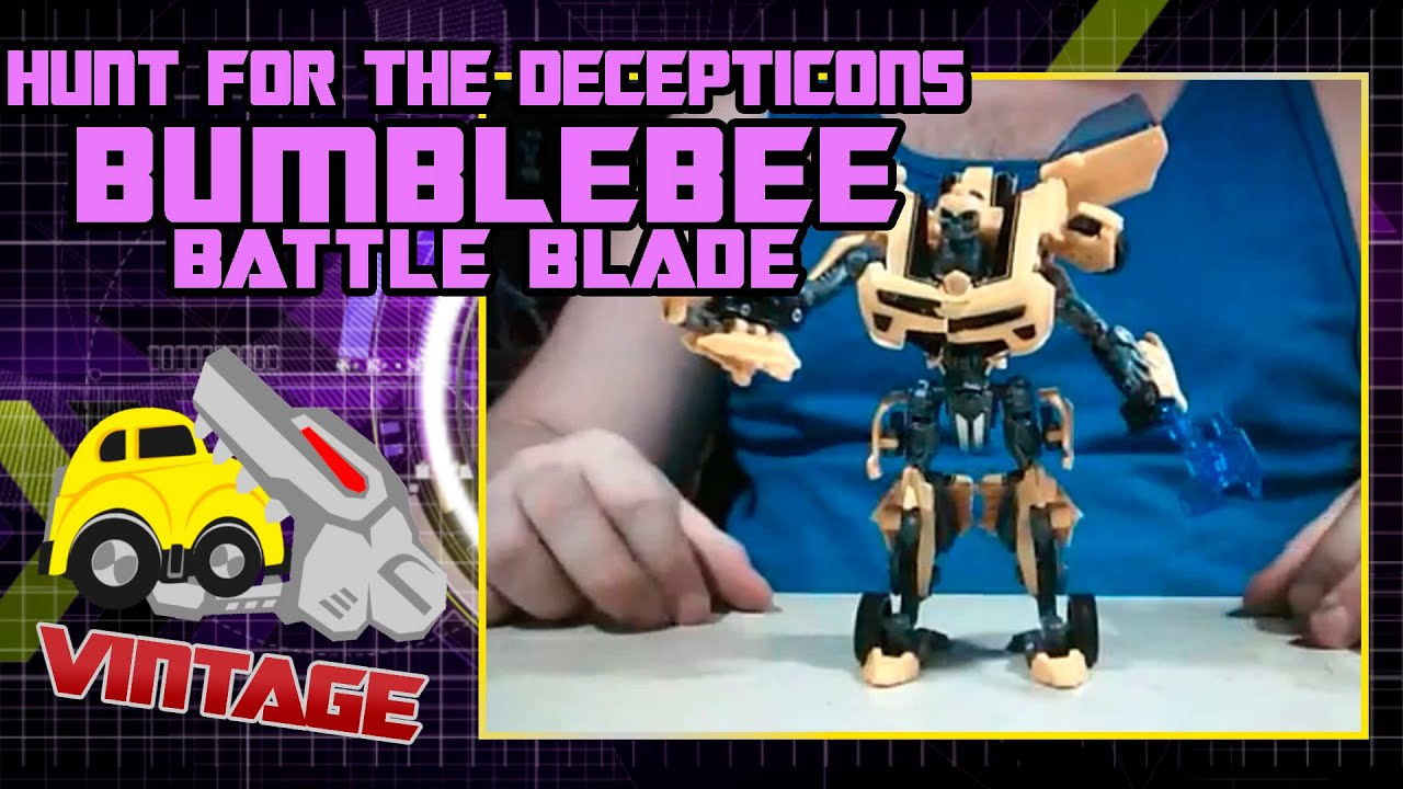 Bumblebee Battle Blades Hunt for the Decepticons Revisão em Português